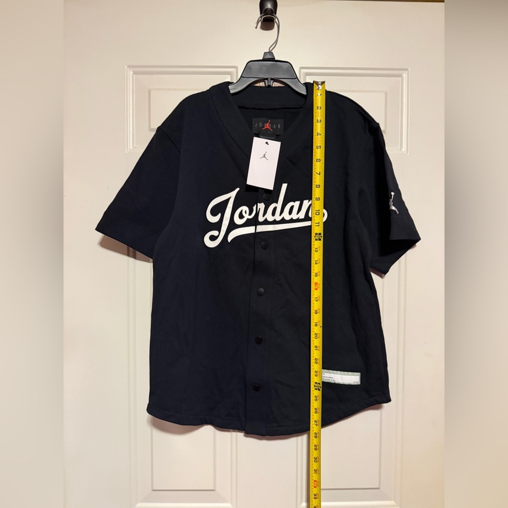 Jordan Black Button-Up Men's Jersey - Picture 5 of 7